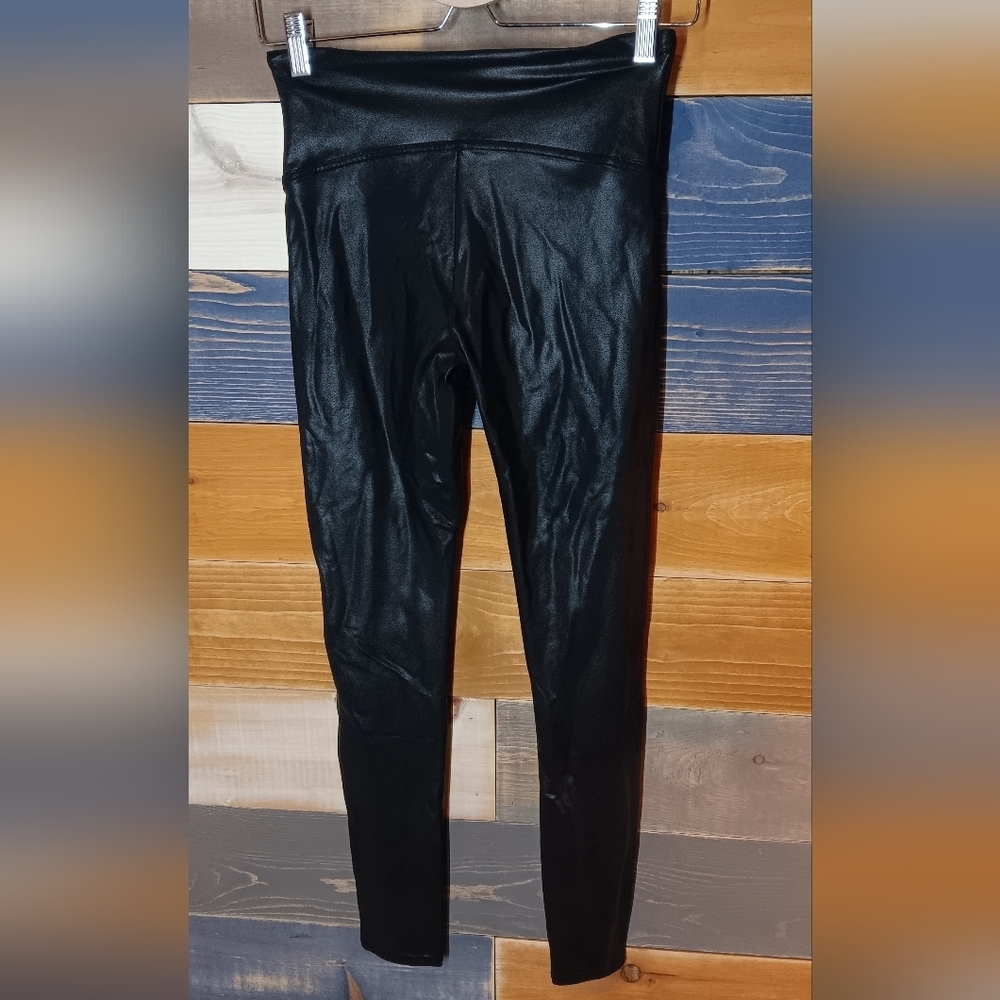 Spanx Legging M Black Faux Leather - Picture 5 of 6